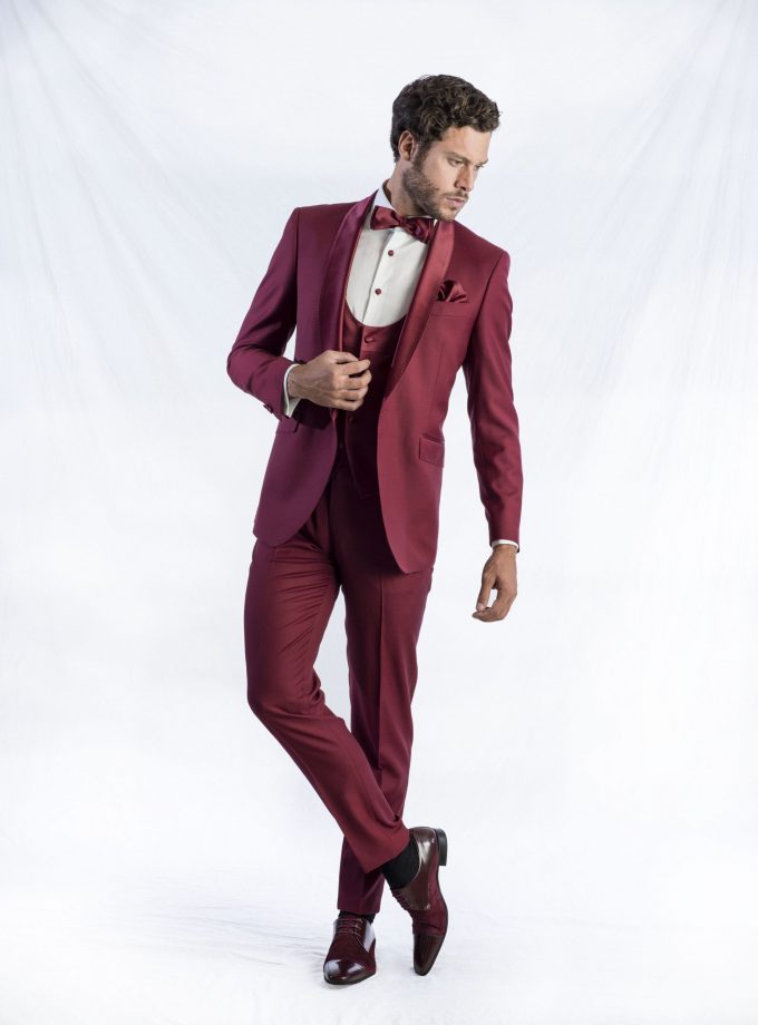 Costum ceremonie clasic verde închis FRC31P55-MV112