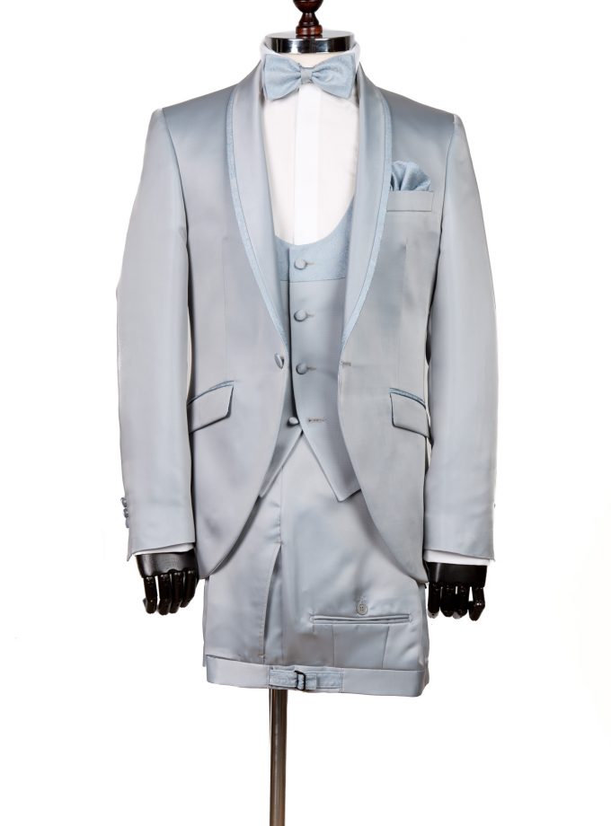 Costum ceremonie gri sidefat FRC28VP55-MD109